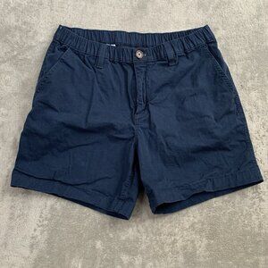 Chubbies Shorts Mens Medium Chino Cotton Twill Stretch Waist 5” Preppy Navy Blue